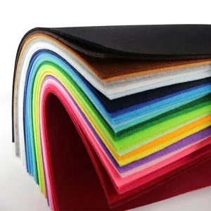 FISHWAVES Tissu unifide non tissé de 3 mm d’épaisseur Tissu polyester pour couture Courtepointe DIY Sacs faits à la main Poupées Matériel créatif 10 meilleures aiguilles en feutre de vente - No 8