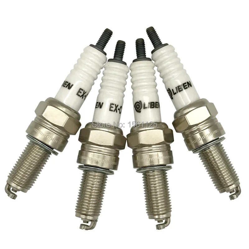 1 2 4PCS VORTEX spark plug EX-CPR8 FOR CPR7EA-9 CPR8EA-9 CPR7EAIX9 CPR8EAIX-9 CR8E 90607 IU24 IU22 U24EPR9 U24ESR SMAX155 CBF150