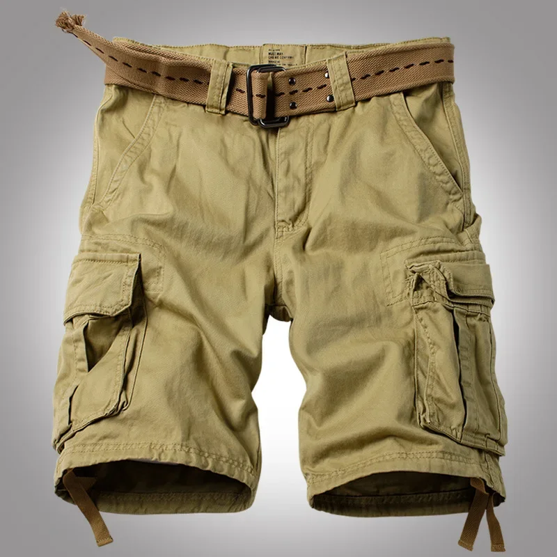 European and American Trendy Young Men's Spring and Summer Fashionable and Versatile Casual Workwear Camouflage Shorts.