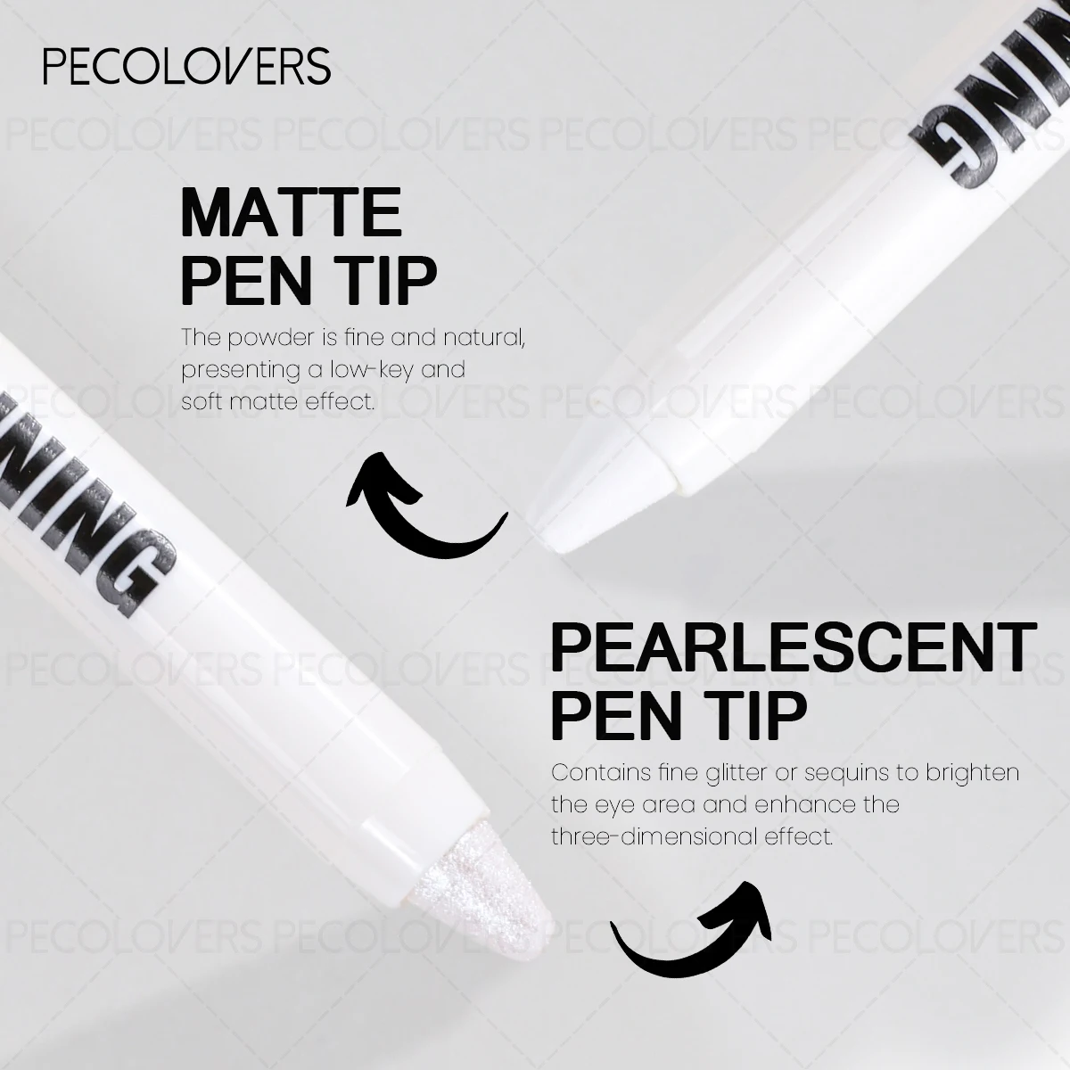 قطعة واحدة من عصا ظلال العيون اللامعة واللامعة - قلم هايلايتر لؤلؤي، مقاوم للماء، مثالي لمظهر مذهل للعين