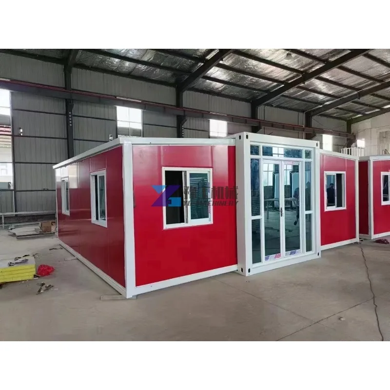 Waterproof 40ft Prefab Modern Expandable Container House High Quality 40ft Double Wing Folding Room