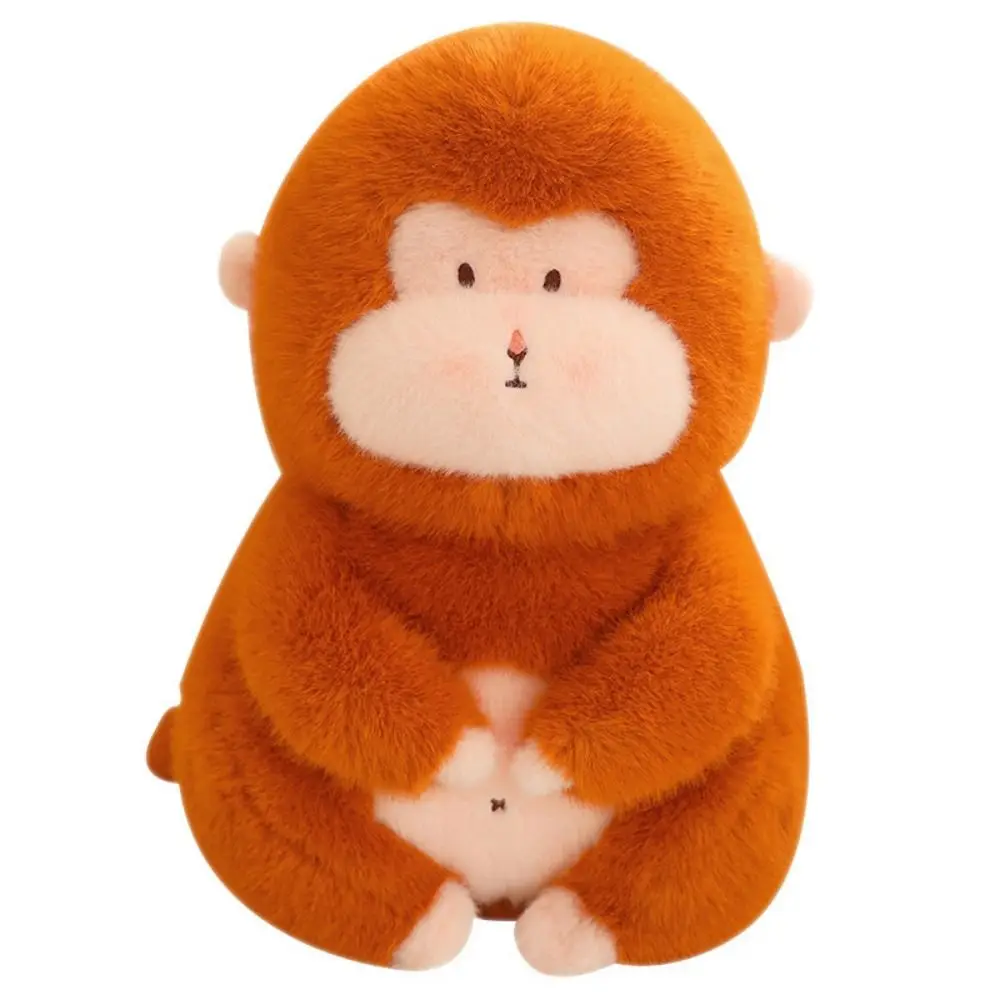 Boneka monyet simulasi hewan monyet monyet monyet emas gorila mewah mainan mewah bulu monyet 22/32cm boneka monyet emas lembut