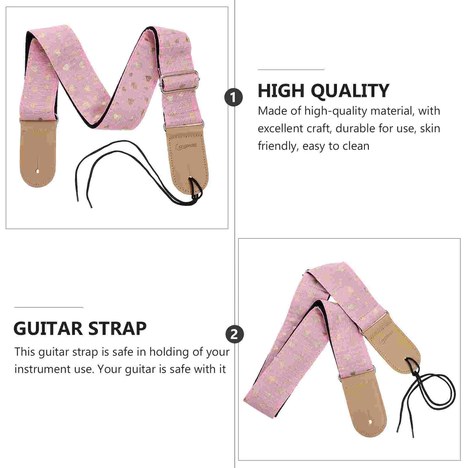 Guitar Strapss Premium Decorative Shoulder Belt High Quality Stylish Delicate Practical Universal