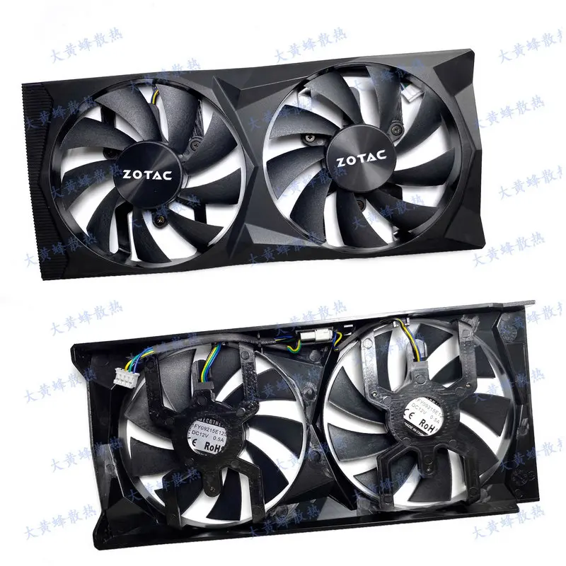 

Вентилятор корпуса для видеокарты ZOTAC RTX2060 RTX2060S GTX1660 GTX1660ti HA HB