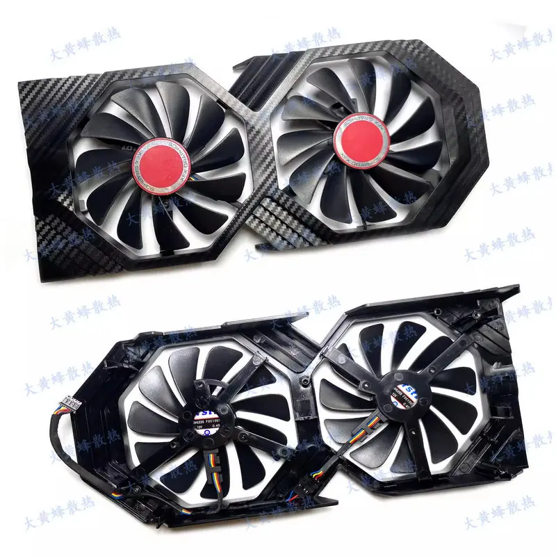 The Shell Frame Fans for XFX RX580 RX585 RX588 RX590 RX598 Gaphics Video Card