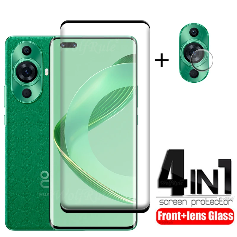 4-in-1 For Huawei Nova 11 Pro Glass For Huawei Nova 11 Pro Tempered Glass Screen Protector For Nova 9 10 11 Pro Ultra Lens Glass