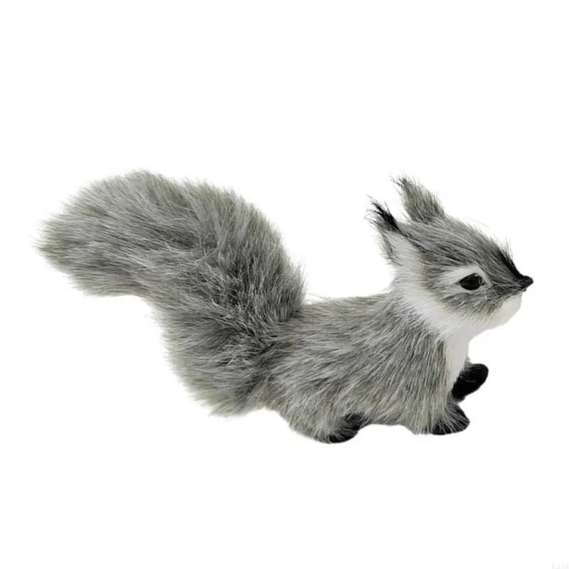 2025 New Artificial Squirrels Craft Simulated Stuffed Animal Plush Toy for Tree Ornaments