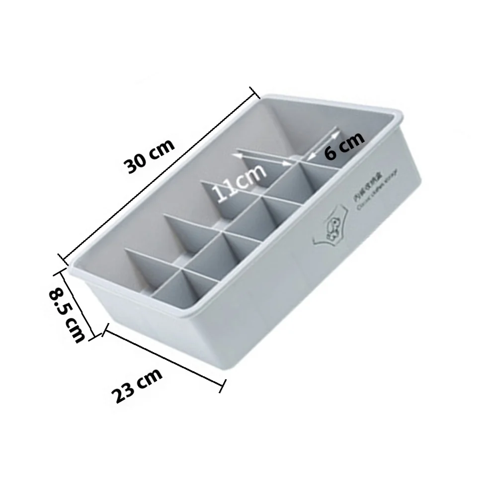 صندوق تخزين للملابس الداخلية الجوارب المنظم البلاستيك مقصورة درج البرازيلي سراويل الحاويات تكويم خزانة المنظم