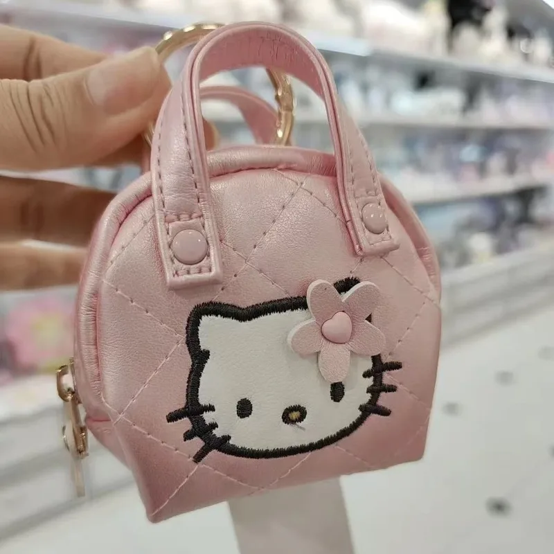 Hello Kitty Mini Cute Pendant Bag Cartoon Convenient Earphone Bag Japanese Style Versatile Fashion Delicate Packet Storage Bag