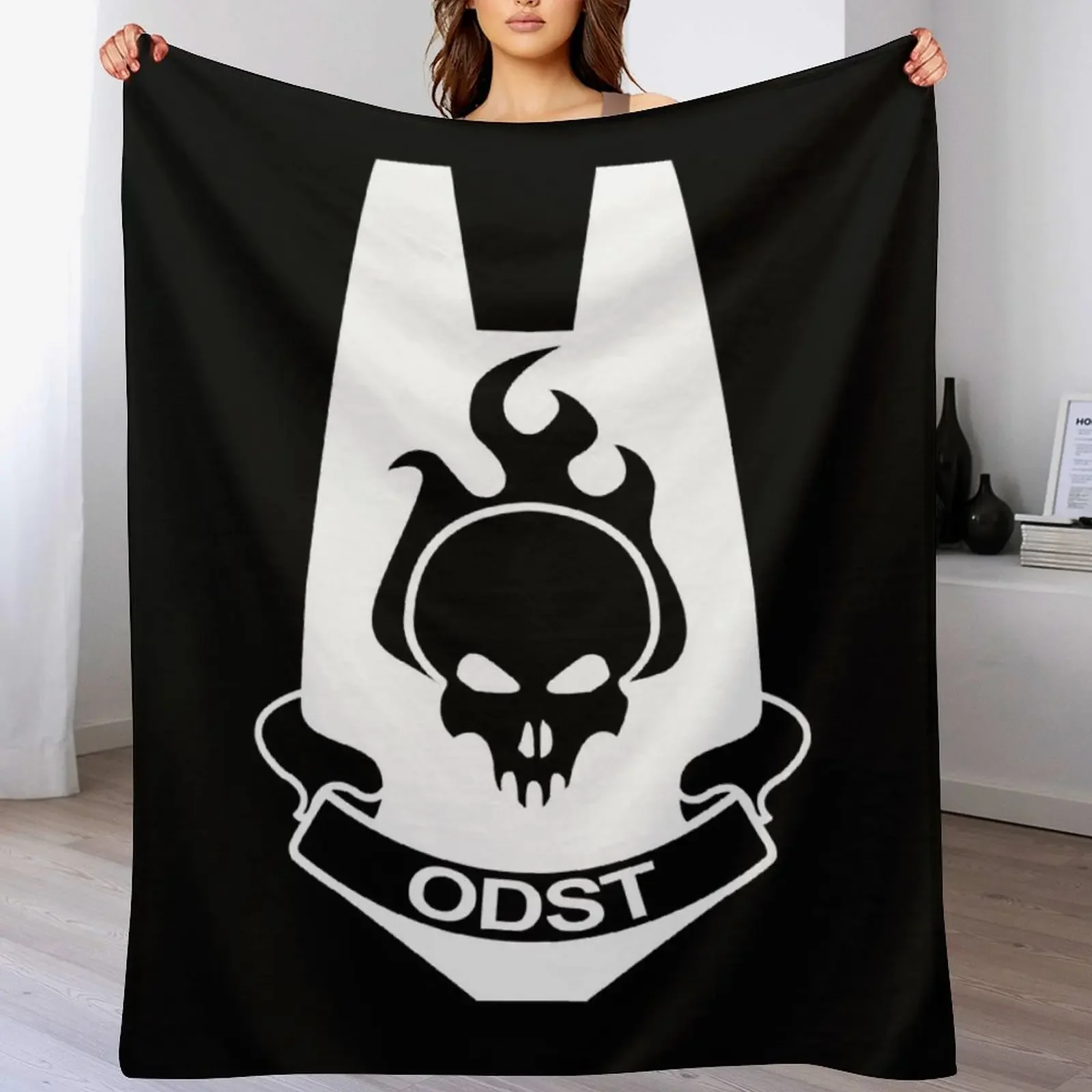 ODST Classic Throw Blanket Foldable Soft Warm Blanket for Outdoor Use
