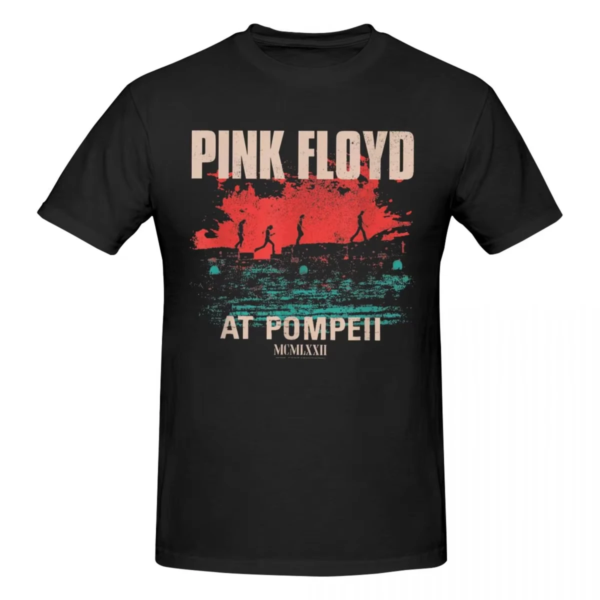 Grunge Vintage Pink Floyd Pattern Printed T-Shirt Women Men Unisex Short-sleeved Retro Street Y2K Casual Fashion Tops Clothing