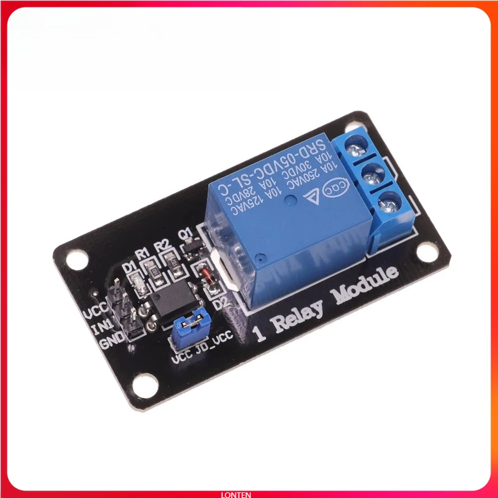 5 В 1-канальный релейный модуль для Arduino, 1-сторонняя релейная интерфейсная плата для MCU PIC AVR DSP ARM SCM, модуль управления LT-JDQ030