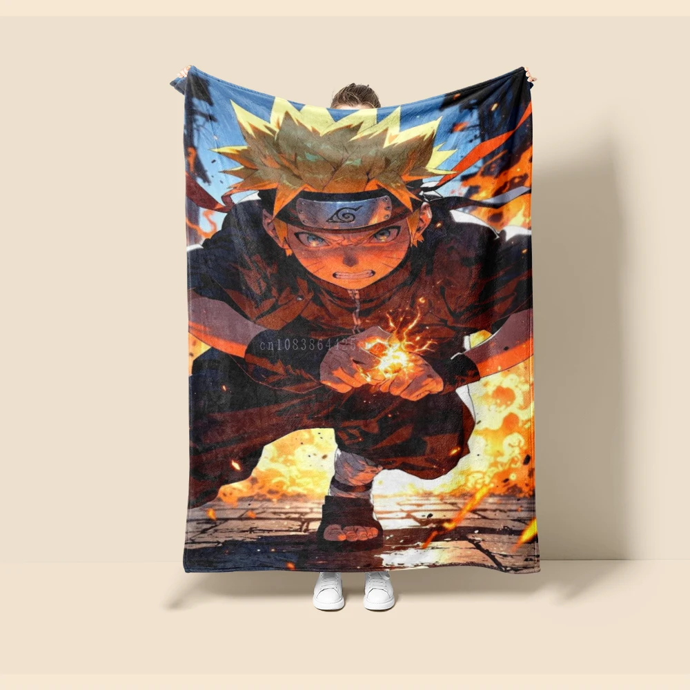 Manta de animación Naruto, manta de temporada para sofá, cama, sala de estar, picnic de viaje, manta, regalo, manta fina