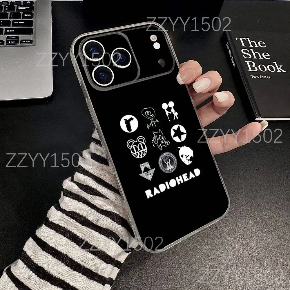 Etui na telefon R-RadioheadS In Rainbows do iPhone 17,16,15,14,13,12,11 Pro,Max,Plus,X,XS,XR,SE4,E Mini Transparent Soft