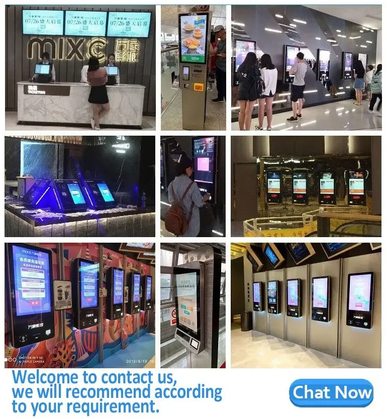 Self Service Lot Parking Cinema System Payment Kiosk Android Ticket Vending Machine