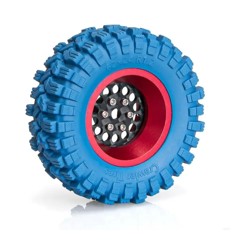 Trail Truck Tires and Assembled Tires Set of 4 for 1/24 Scale Builds