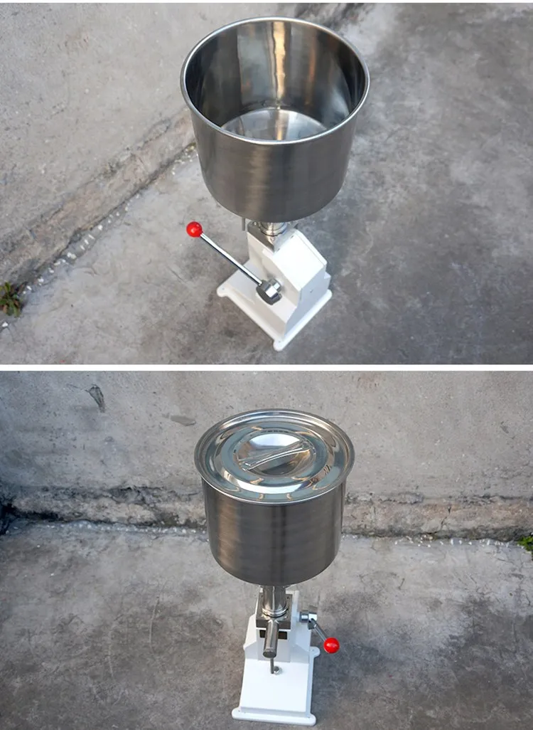 Desktop Stainless Steel Manual Small Filling Machine/cosmetic Cream Paste and Liquid Bottle Filling Machine