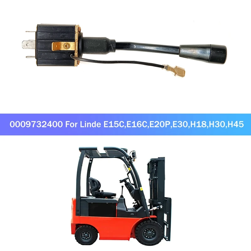 

NEW-For Forklift Parts Blinker Switch 0009732400 For Linde H12/16/18-350,H20/25/30-351,E14/16/18,E20 Flashing Signal Switch