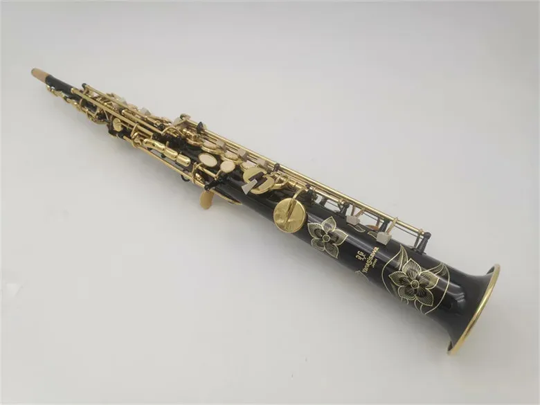 

Горячий новый саксофон-сопрано 2026 S-901 bB-Flat, прямой, золотистый, лакированный, профессиональный, с футляром