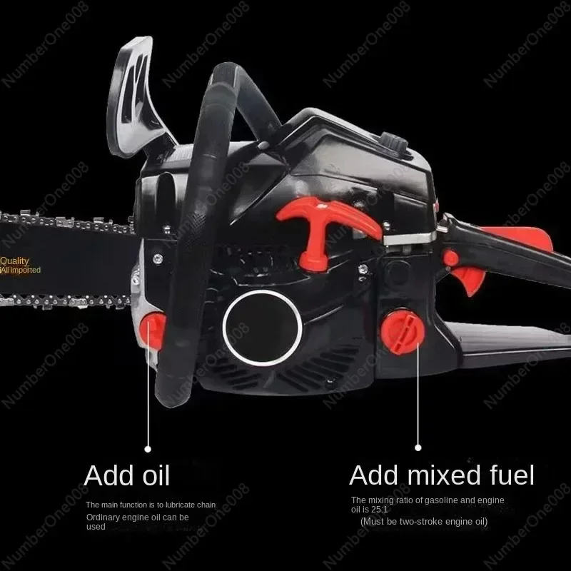 65CC Professional Tree Cutting High Power Gasoline Saw Handheld Chainsaw Cutting Woodworking Garden Tools 20 Inches