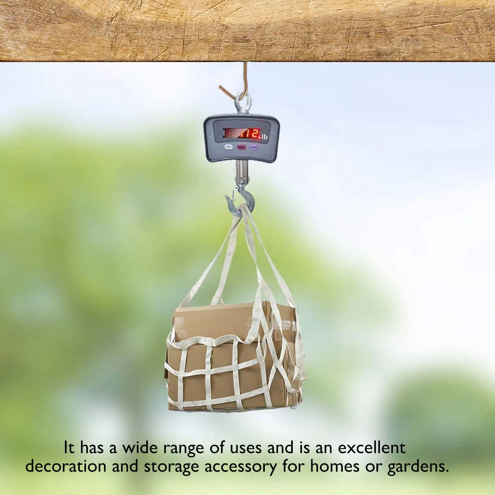 10Pcs Iron Wall Hanging Hooks Heavy Duty Rust Proof Ceiling Hangers for Flower Pots Holiday Decor Garage Balcony Garden Living