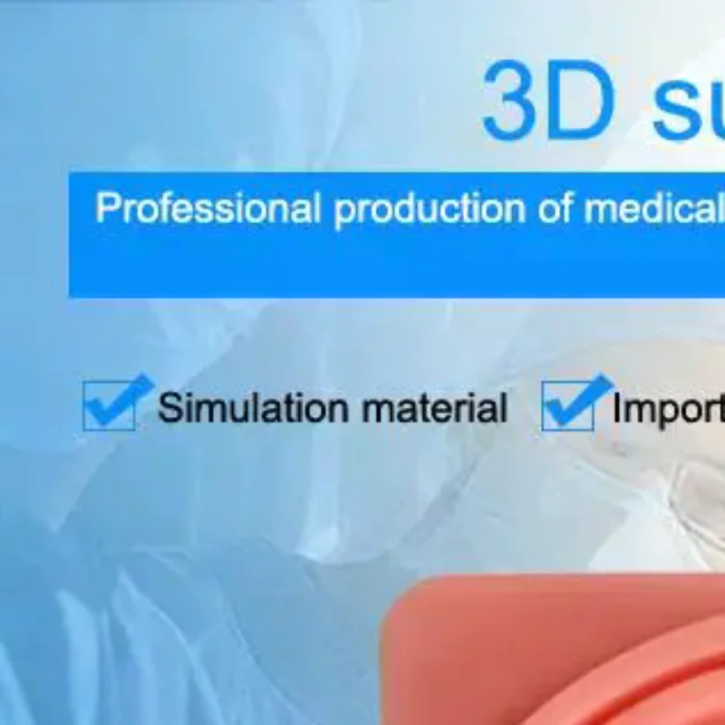 Skin Suture Training Model Laparoscopic Simulation Stitching Module 3D Silicone Reusable For Suture Training To  Student