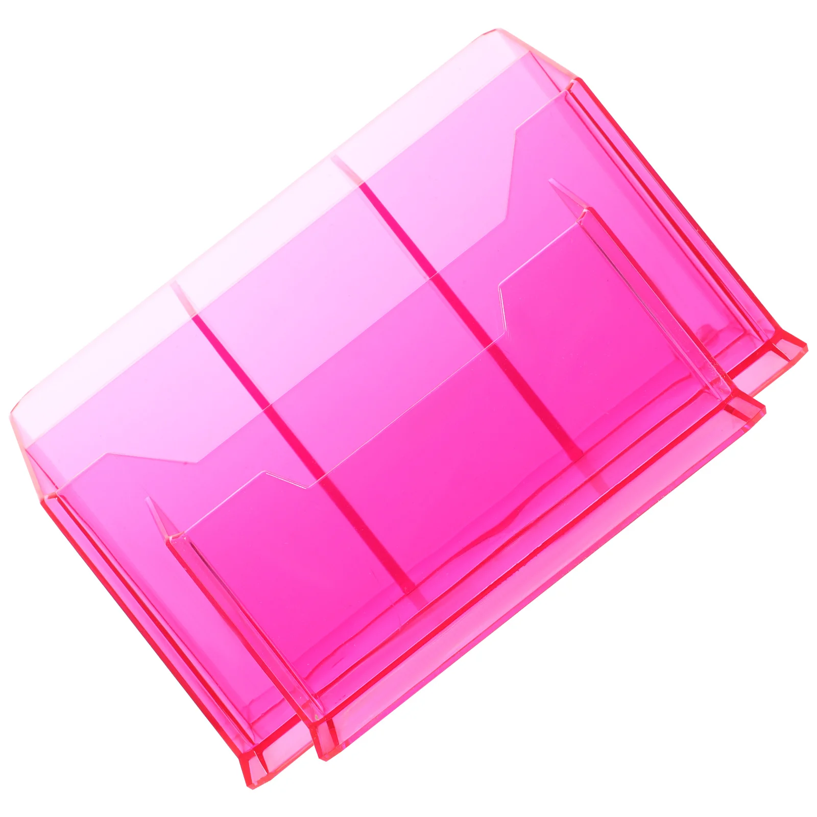 Organizzatore da scrivania per trucco Struttura acrilica Design con fondo ispessito Contiene strumenti per unghie Accessori per il trucco Organizzatore per il trucco Facile da usare