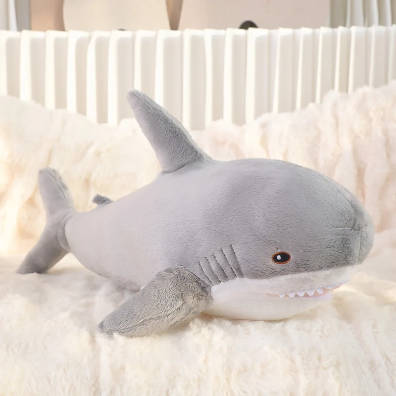 Cute Sharks Hammerhead Sharks Plush Toys Stuffed Soft Sea Animal Fish Pillow Appease Toys for Kids Girls Birthday Gifts Decor