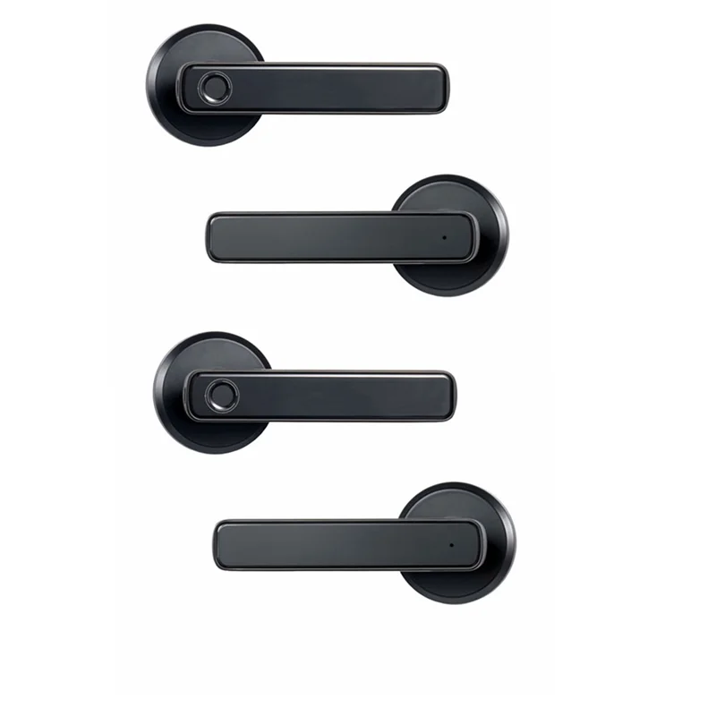 A52T 2X Smart Fingerprint Door Lock Password Electronic Lock Unlock Entry Door Knobs Lock For Bedroom Home Hotel Apartment