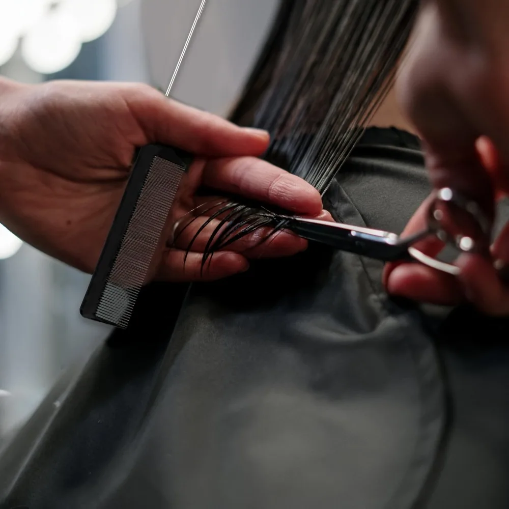 4 قطعة/المجموعة فرشاة شعر مجموعة تصفيف الشعر رذاذ زجاجة الشعر تجديل حلقة ذيل الجرذ مشط إغاظة الشعر Brsuh حافة التحكم فرشاة شعر #6