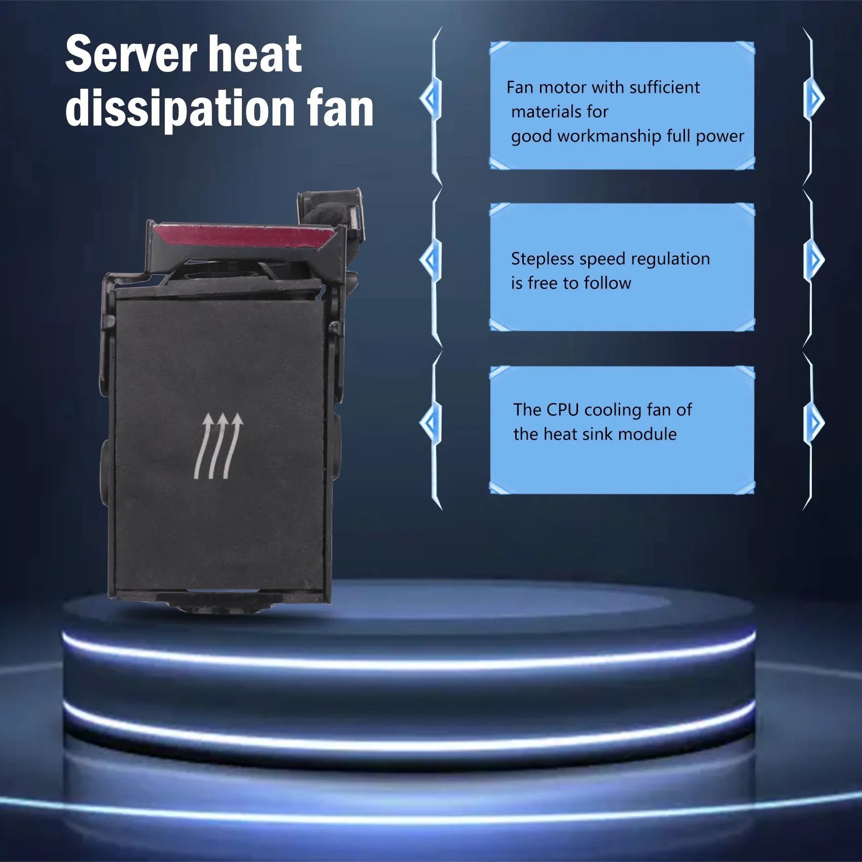 CPU Cooling Fan for DL360 DL360P DL360E G8 Series Cooler Module 697183-003 654752-001