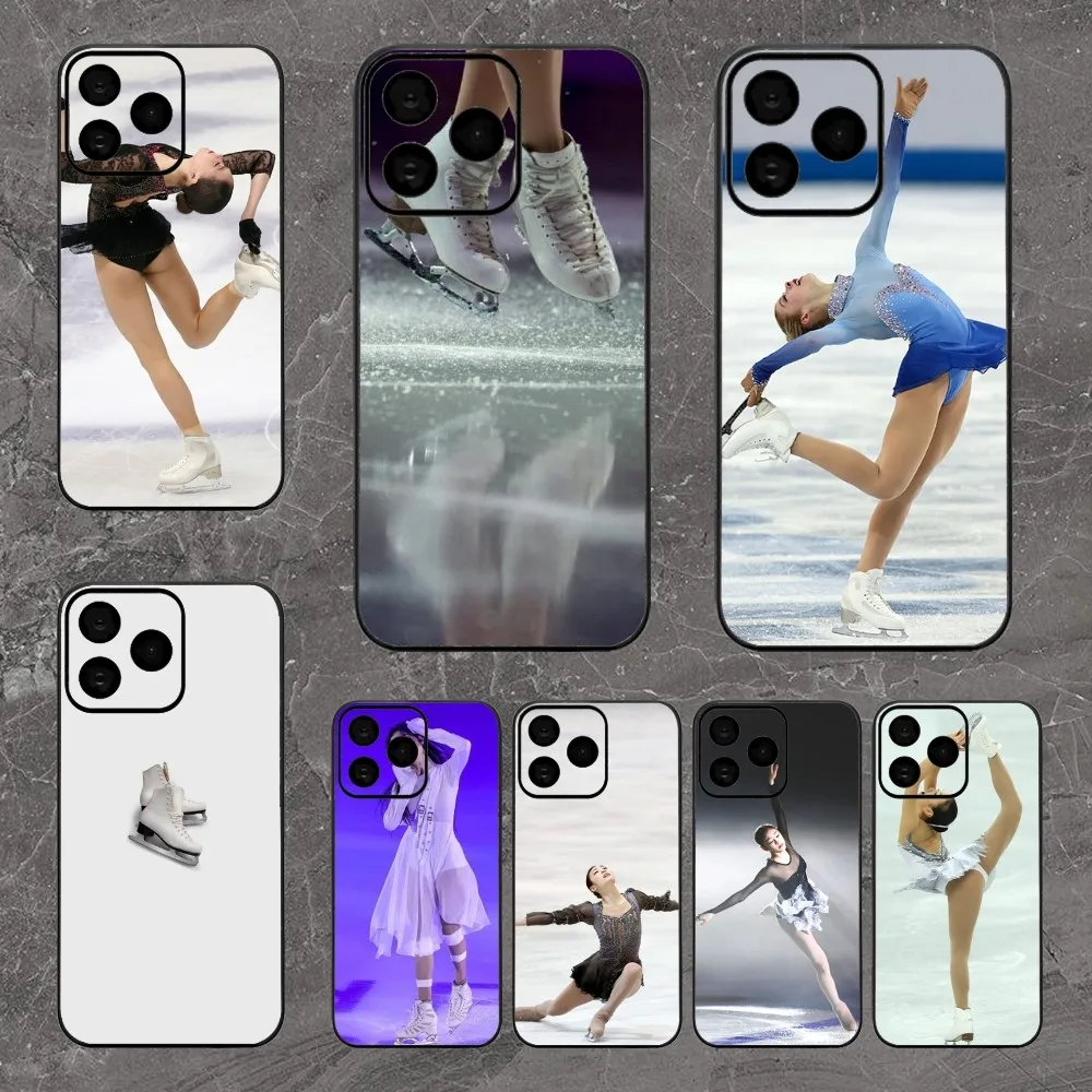 Figure skating skates pattern Phone Case For iPhone 8 15 Plus 11 12 13 Pro Max 14 14 15Pro Max