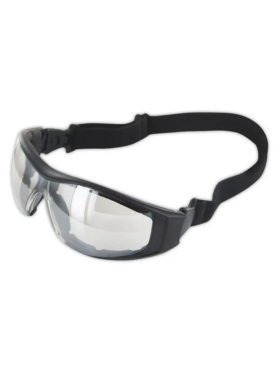 

Safety Goggles with Adjustable Temples & Removable Strap, One Pair, Size G919 for Eye Protection