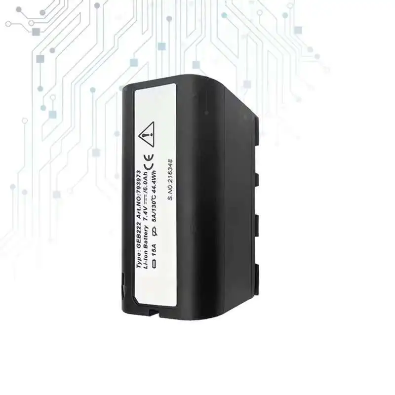 

Digital Battery For Leica Total Station GPS System 1200 Instruments Piper 100 200 Lases Survey GEB222 6000mAh