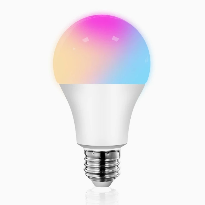 RGB ذكي للتحكم عن بعد الملونة يعتم لمبة e27 المسمار لمبة ملونة 16 لون ضوء الجو #6