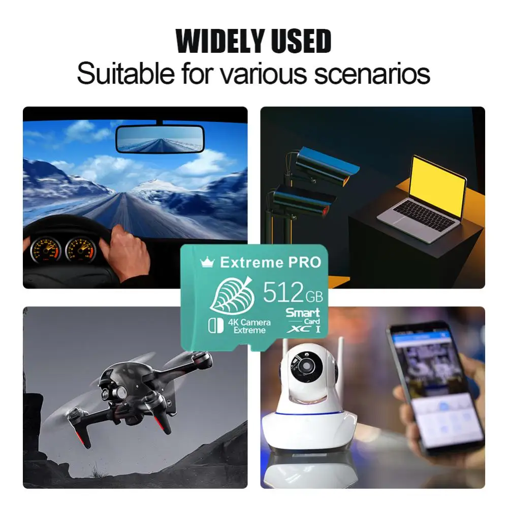 2TB Class10 High Speed Memory Card V60 4K Micro TF SD Card Waterproof SD Card 1TB 512GB 256GB 128GB For Phone Camera Original