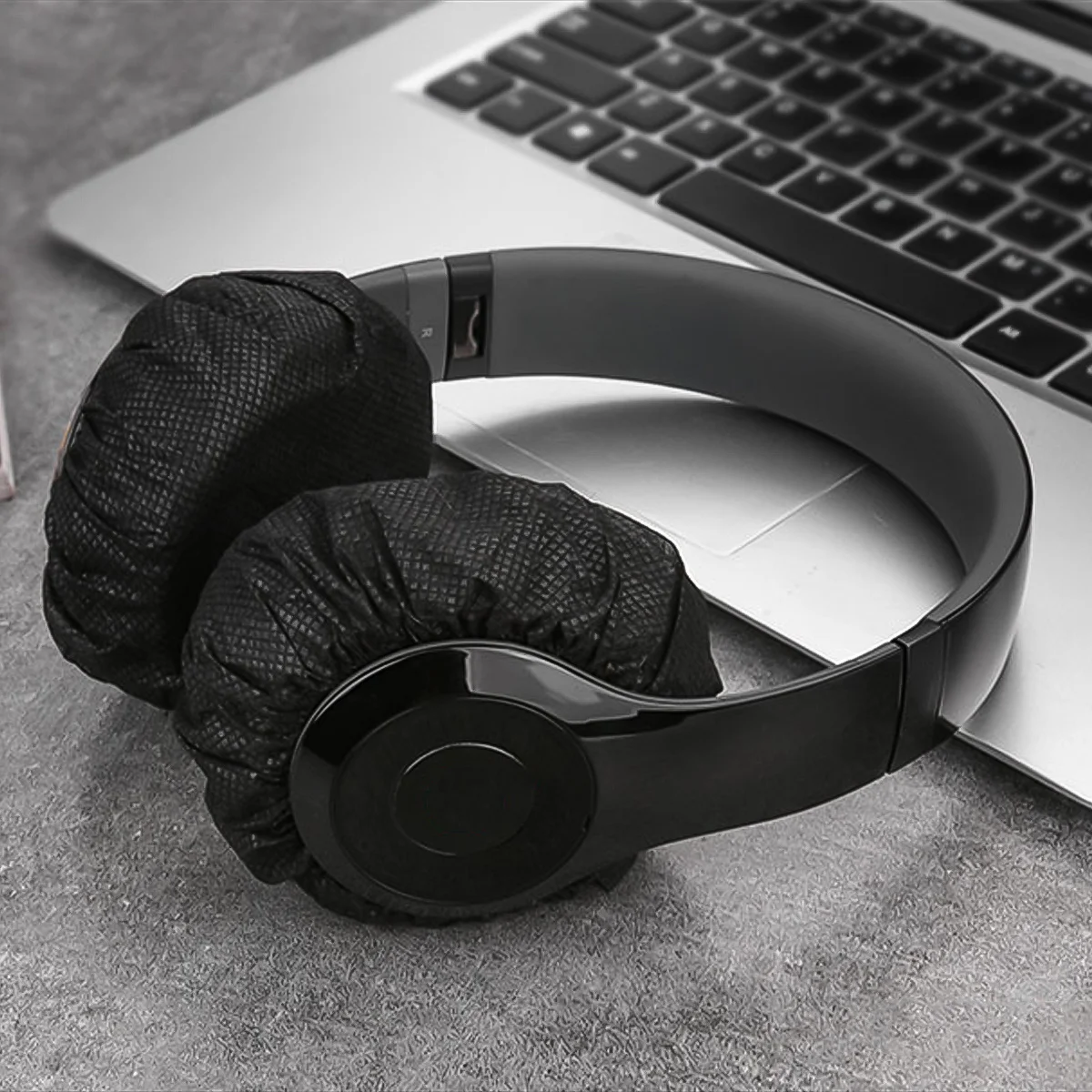 

Earphone Cover Sanitary Sweatproof Disposable Lightweight For Travel School Museum Headset Sharing Protector