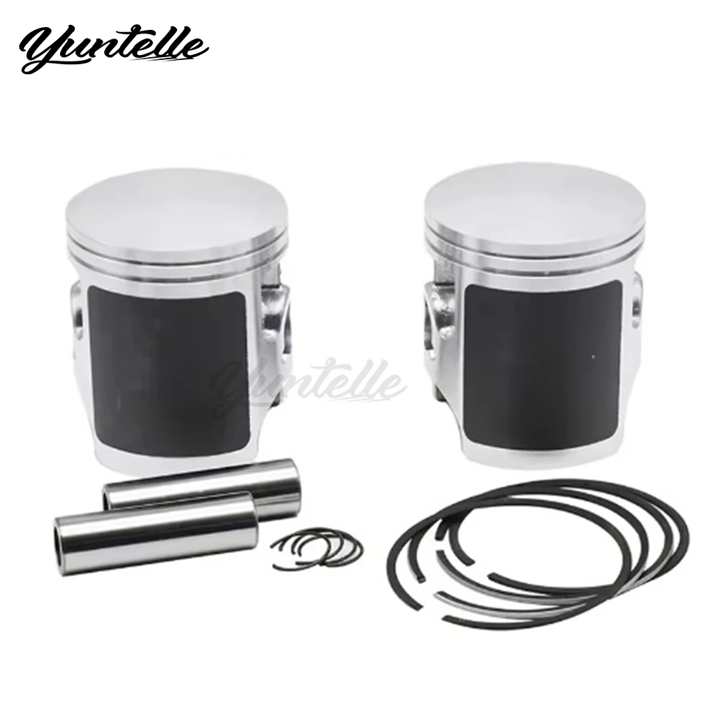 64mm Bore Engine Piston With Ring Kit For YAMAHA RD350 RD 350 1973-1975 Bike Motorcycle Accessories Piston Assembly Pin 16mm view 2