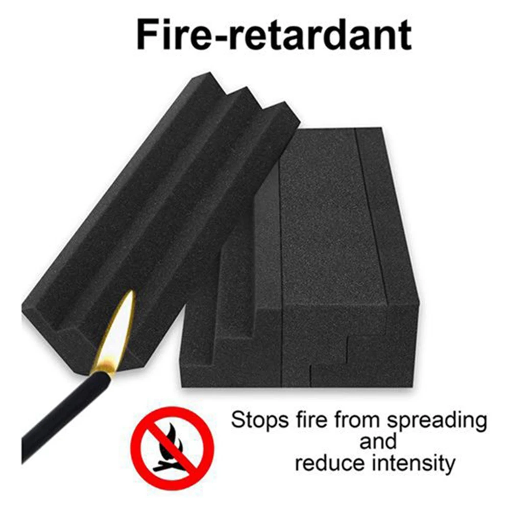 スタジオまたは劇場用のフォーム遮音壁パネル、音響パネル、バストラップ、コーナーブロック、32個