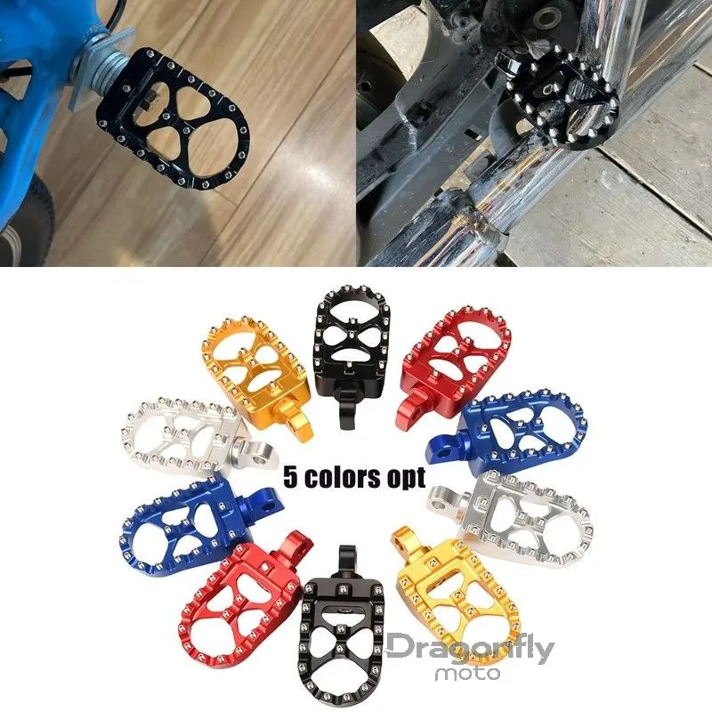 

Motorcycle Foot Pegs MX Wide Fat Footrests Pedals W/Shifter Pegs For Harley Sportster XL 883 1200 Dyna Street Bob Bobber Custom
