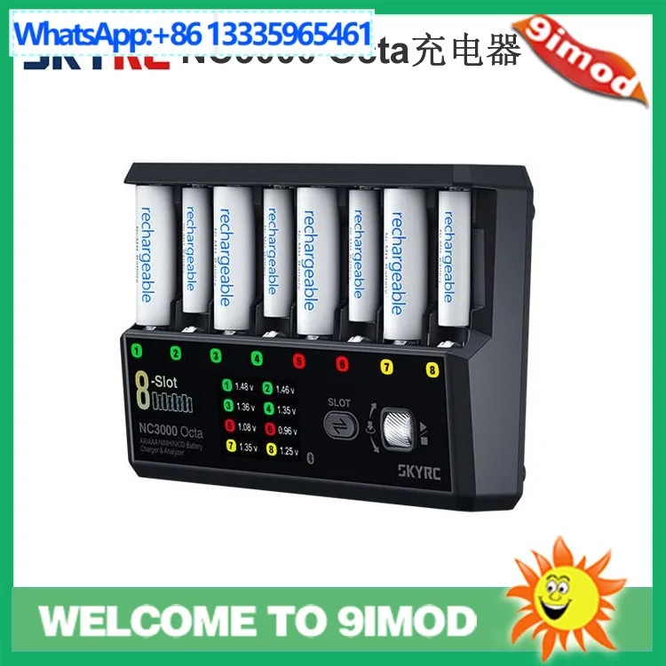 SKYRC NC3000 Octa AA/AAA battery charger, eight-slot charging App intelligent control