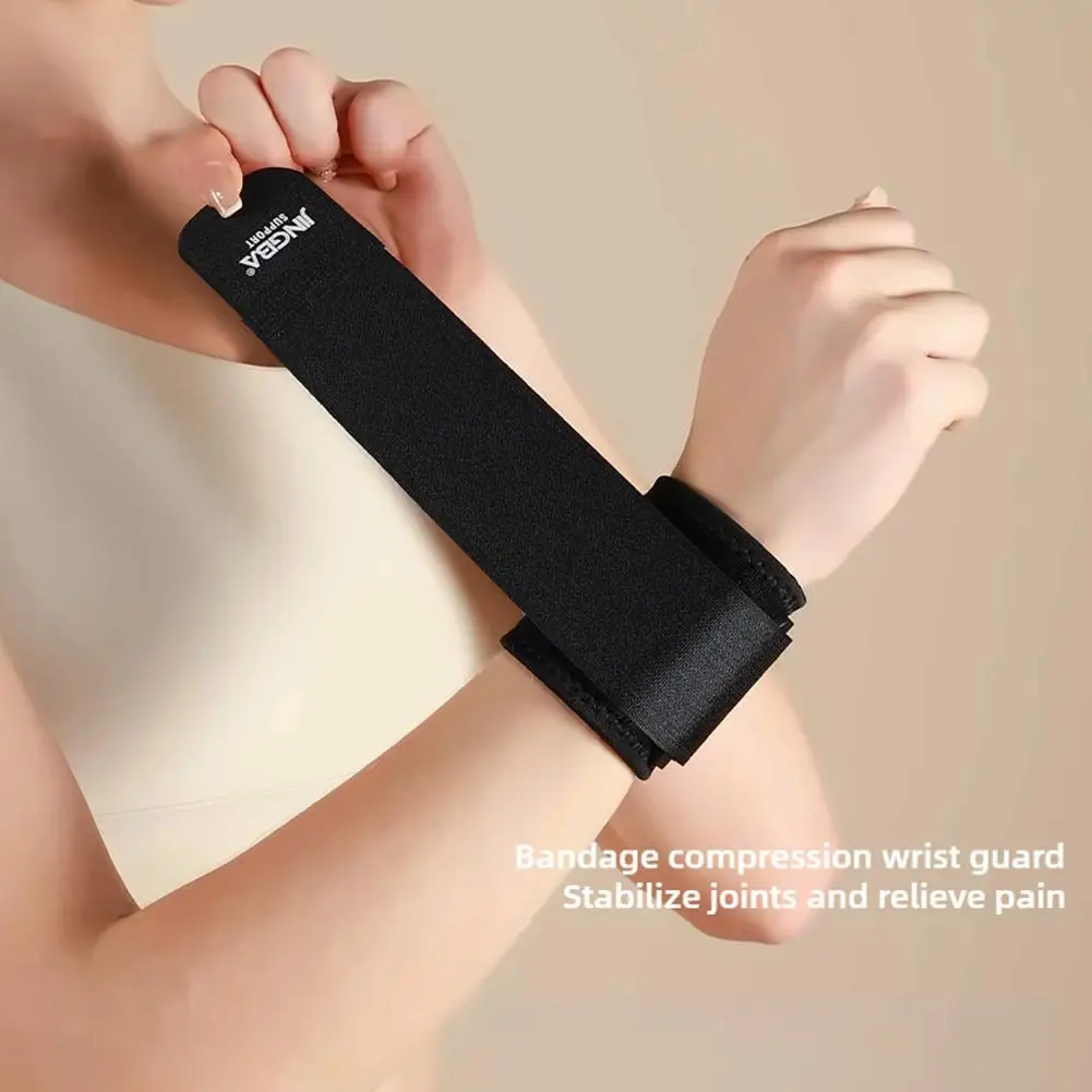 1PC Adjustable Lightweight Wrist Support For Weightlifting Squat Kettlebell Wristband Outdoor Cycling Fitness Protective Gear