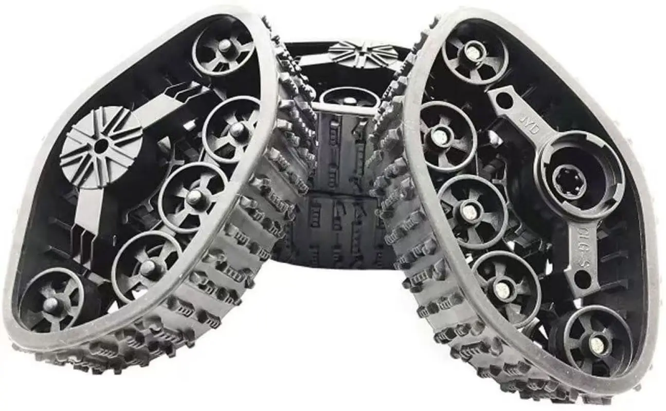 4PCS RC Snow Track Wheel Tire Accessories for 4WD Military Land Rover FY001,FY002,FY003