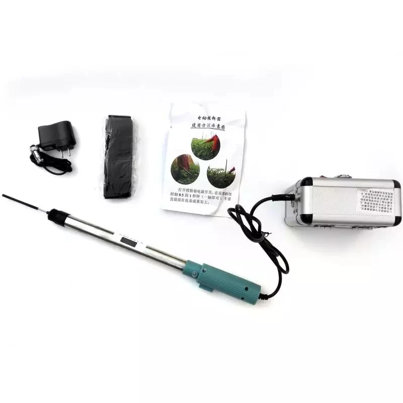 Greenhouse Cuke Cucumber Pollination,Tomatoes Electric Cordless Battery Pollinationer Tool Helper Pollinators