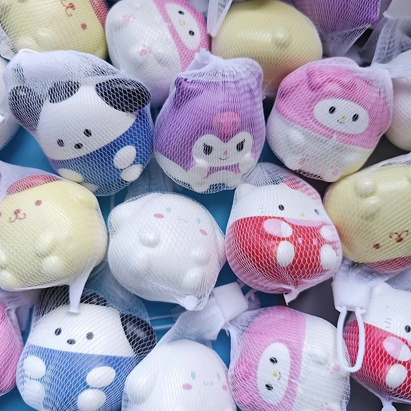 

Аниме-игрушки-сквиши Hello Kitty, Kawaii Kuromi, My Melody: антистрессовые, сжимаемые, для снятия напряжения, подарки на день рождения