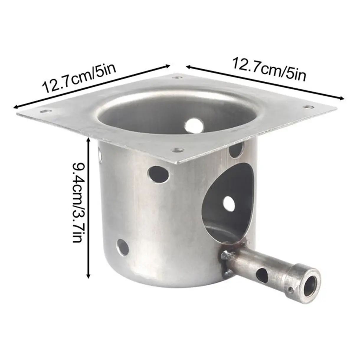 2026 New Tool Fire Burn Pot Replacement Parts with Screws for Pellet Grill Burner Motor Smoker Grill Accessories Supplies