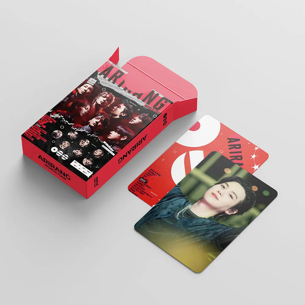 55PCS K-Pop Boy Group ARARING World Tour Support LOMO Cards, Fan Collection Support Cards, Celebrity Photo Cards, Gifts