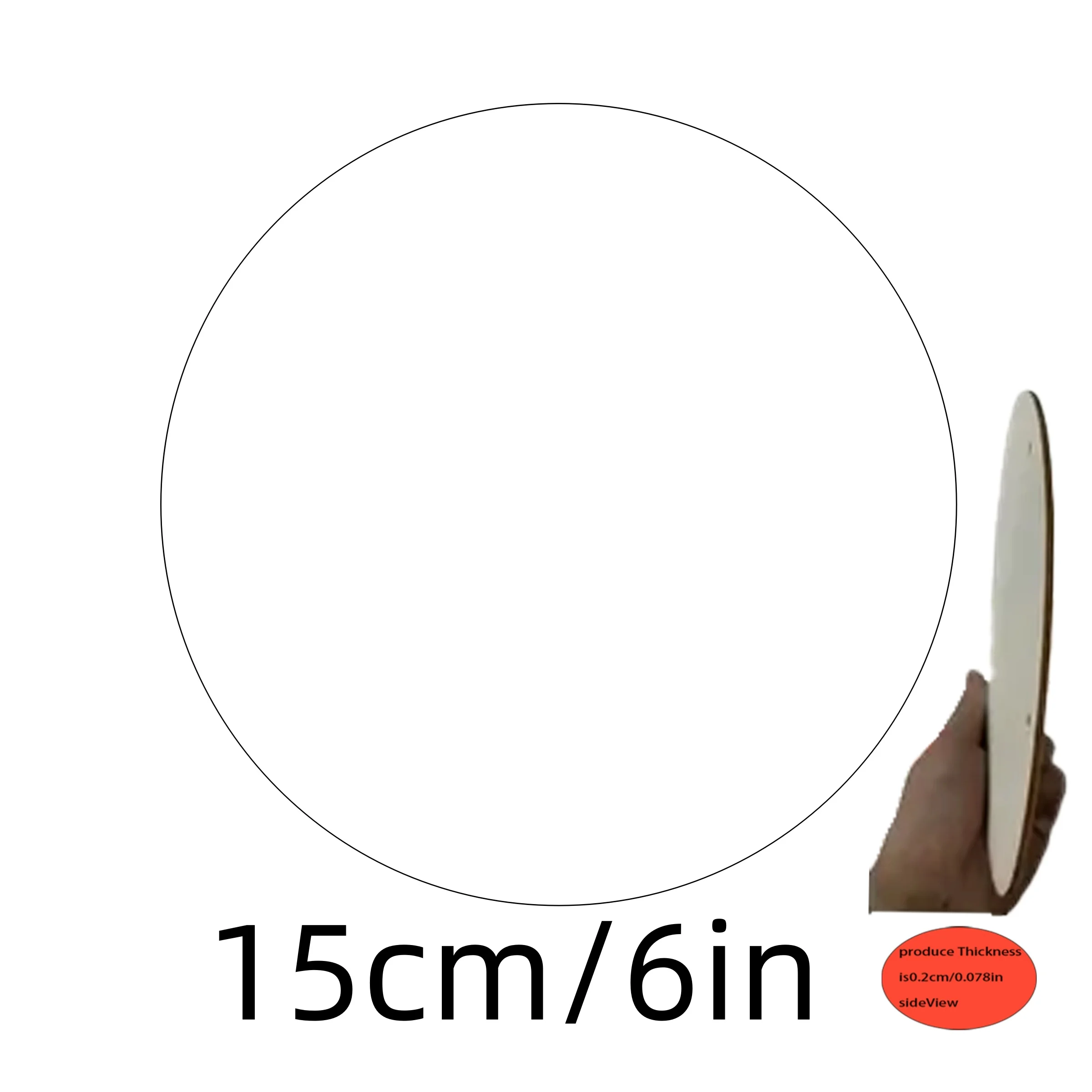 2D Flat - Suitable for All Seasons, 2D Flat, 1pc Pack, 2D Flat Garden Unicycle Welcome Sign - Wooden Round Wooden Sign, Ideal fo