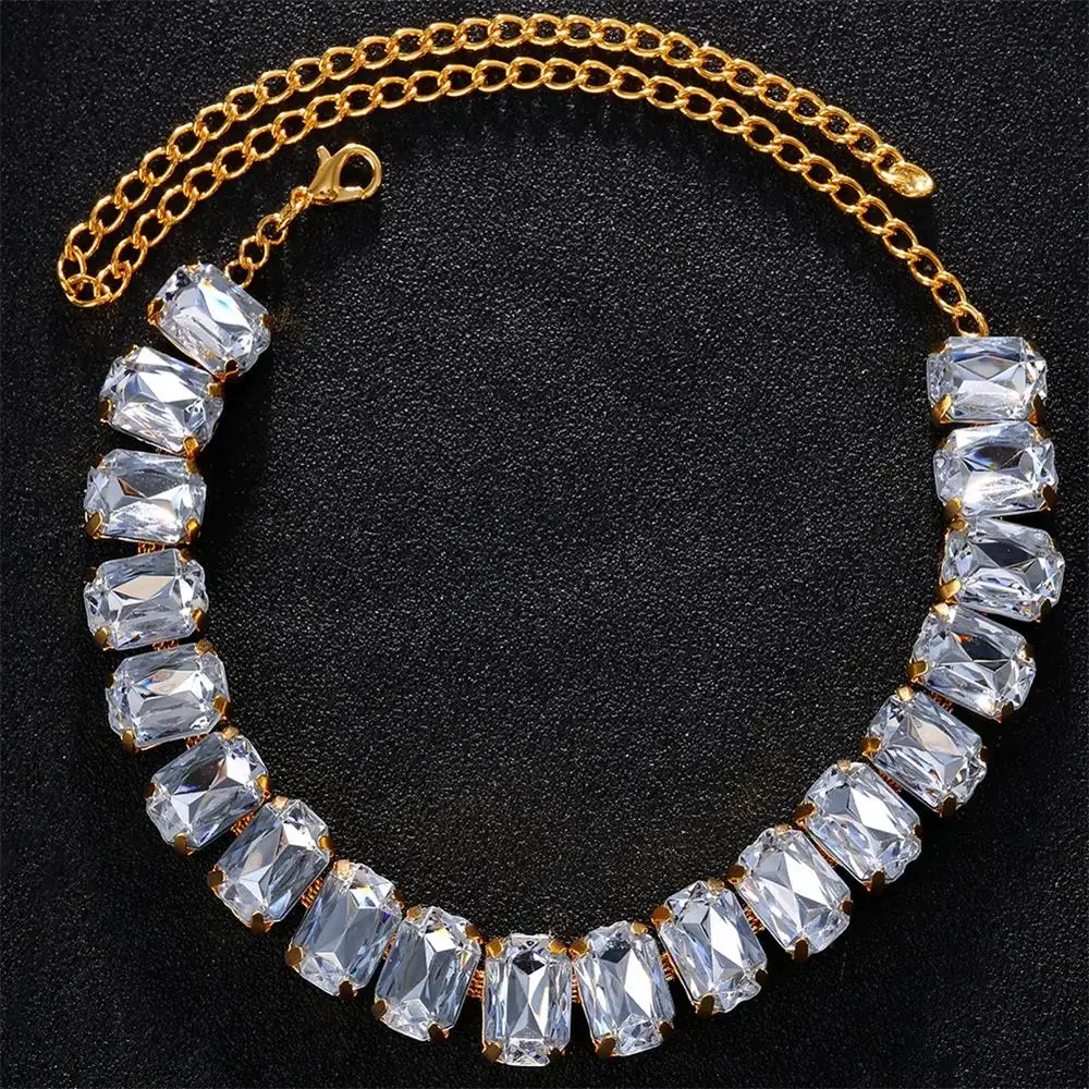 Fashion Big Drill Crystal Anklet High Heel Accessories Shoe Chain Rhinestone Foot Chain Leg Ankle Bracelet Jewelry for Women