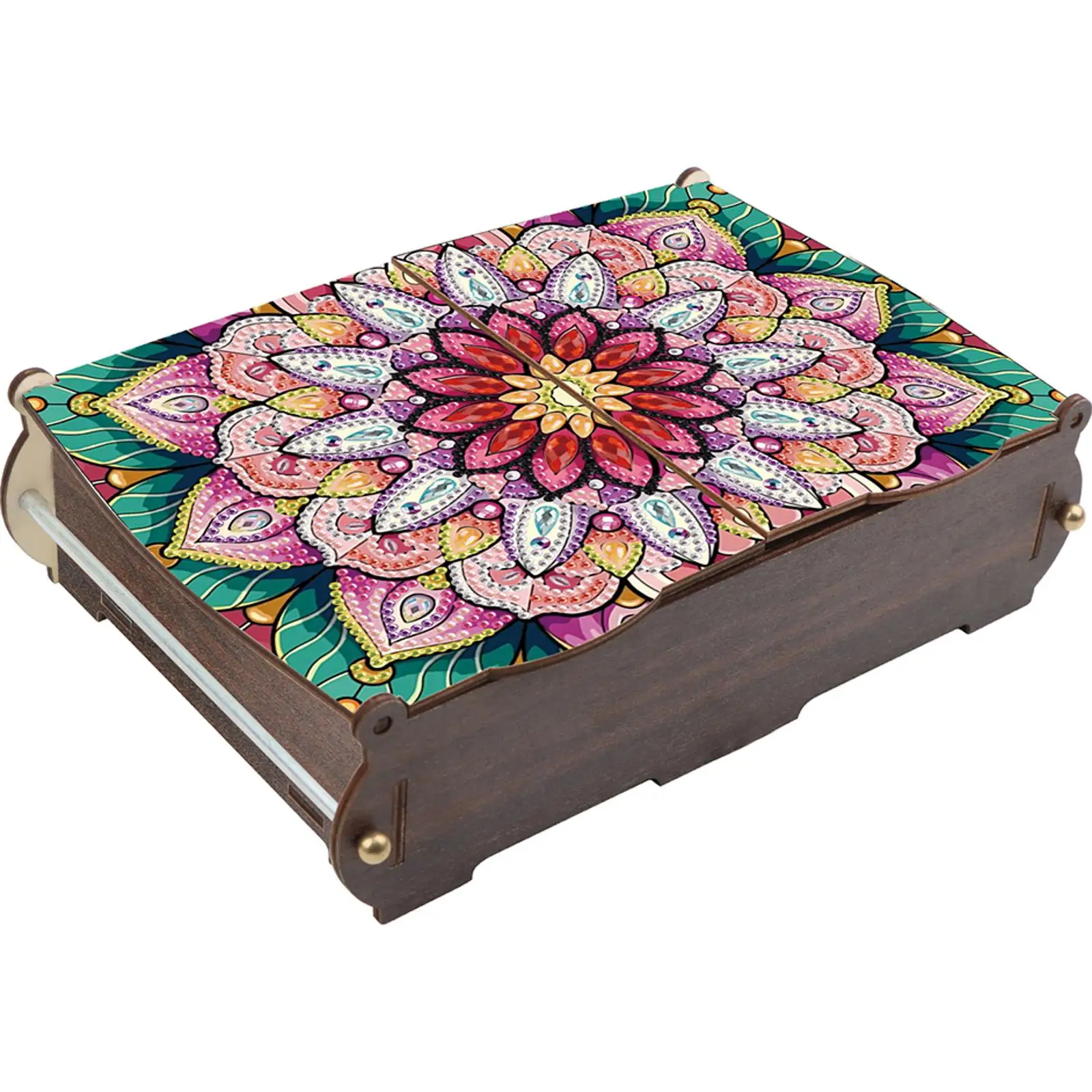 

Деревянный органайзер для алмазной живописи и хранения украшений/поделок